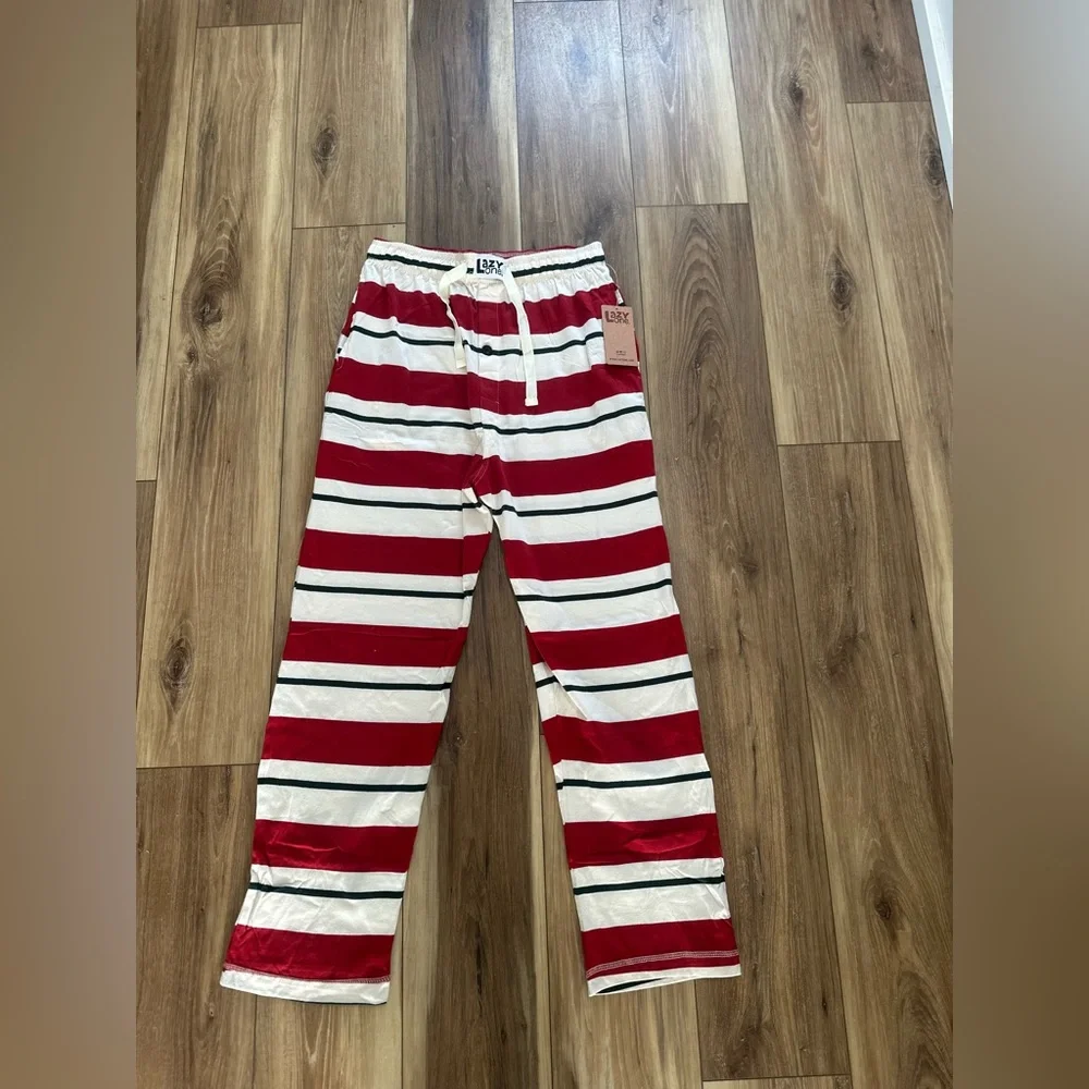 Lazy One men’s family elf pj pants size medium NWT